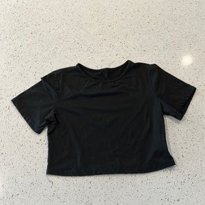 SHEIN woman’s black crop top size M